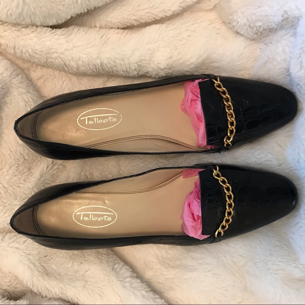 TALBOTS leather pumps - NWOT